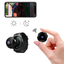 Correa para la muñeca Cámara espía Oculta 1080P Cámaras inalámbricas WIFI para interiores y exteriores Seguridad para el hogar Niñera Cam Mini cámara WIFI